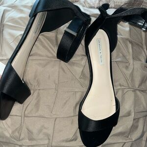Charles & Keith Black Flat Sandals